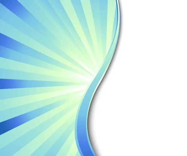 Flash bleu - modèle de bannière — Image vectorielle