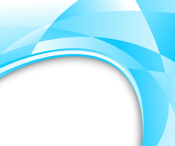 Bannière en verre bleu — Image vectorielle