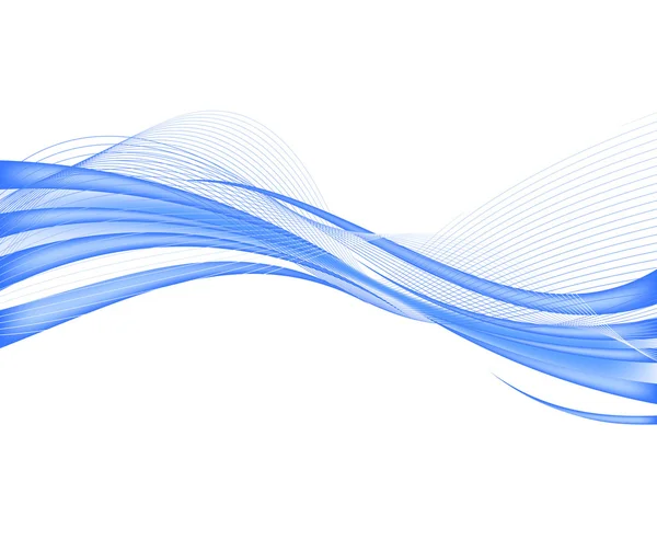 Bannière commerciale abstraite bleue — Image vectorielle