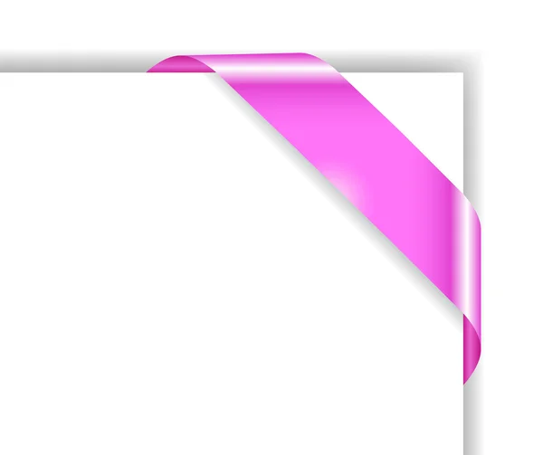 Прайстег з фіолетовою стрічкою — стоковий вектор