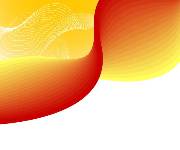 阳光温暖的夏天波 — 图库矢量图片