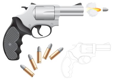 Revolver clipart