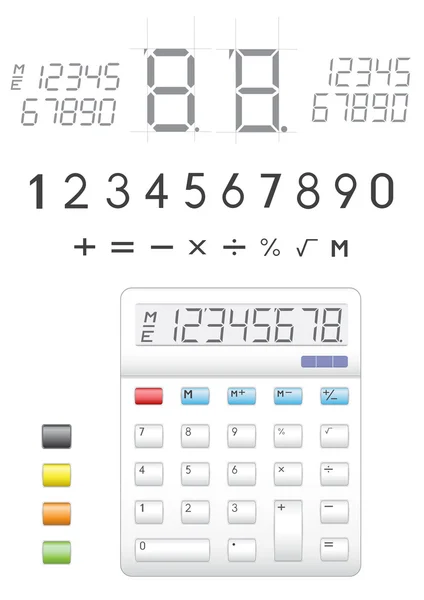 Calcolatrice — Vettoriale Stock