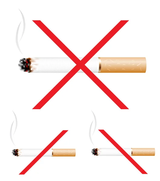 Не курить 2 — стоковый вектор