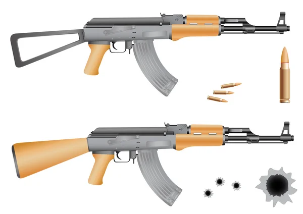 AK-47 — Vettoriale Stock