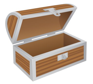 Empty chest clipart