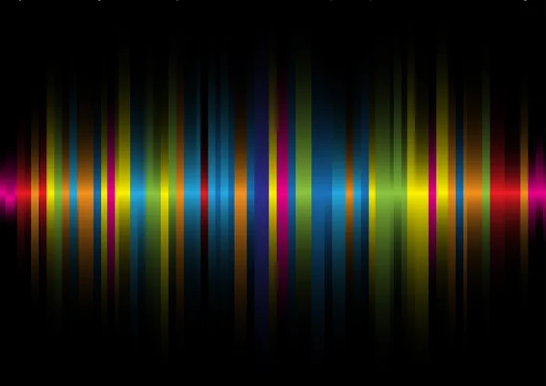 Iriserend licht op een zwarte background2 — Stockvector