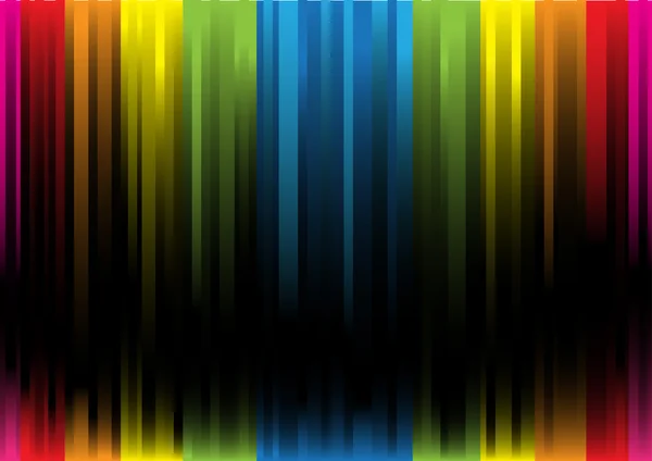 虹色の光黒 background4 — ストックベクタ