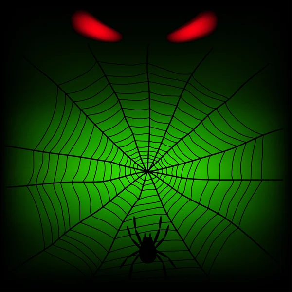 Örümcek Ağı — Stok Vektör