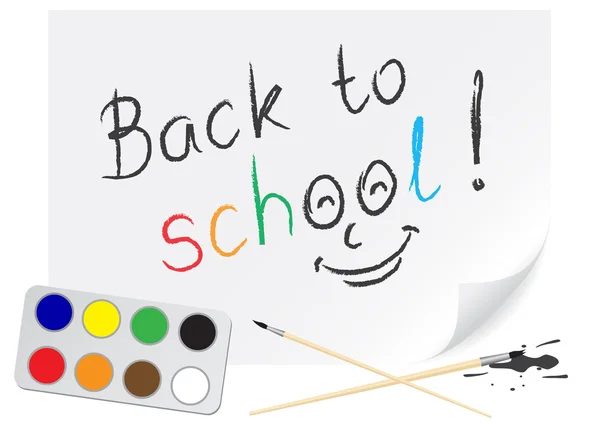 Drawing back to school — Stock Vector