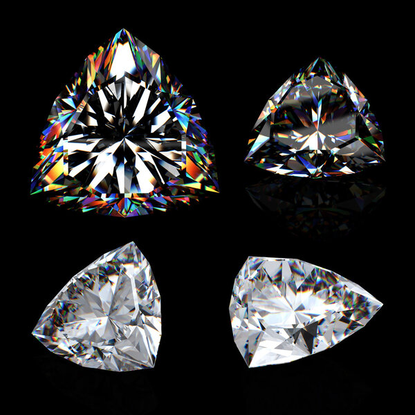 3d brilliant cut diamond
