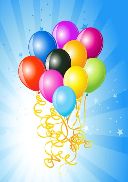 Ilustrace balony — Stock fotografie