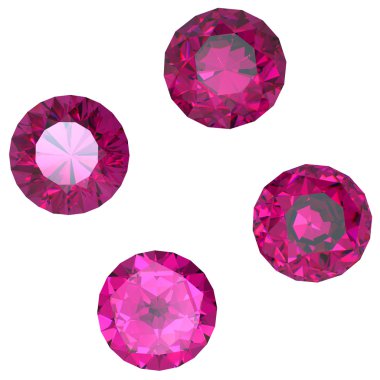 Round ruby clipart