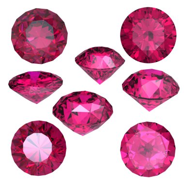 Round ruby clipart