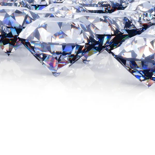Diamant. Contexte des bijoux — Photo