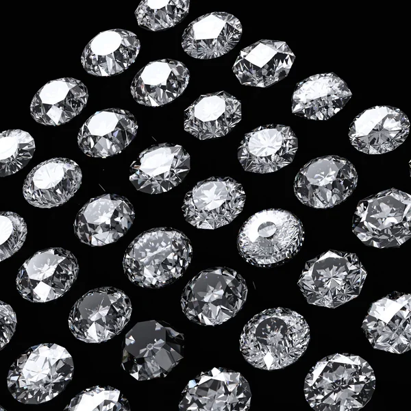 Круглий діамант — стокове фото
