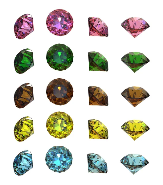 Colecciones de gemas — Foto de Stock