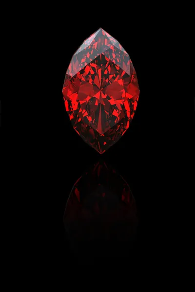 Garnet. Marquis. Jewelry gems — Stock Photo, Image