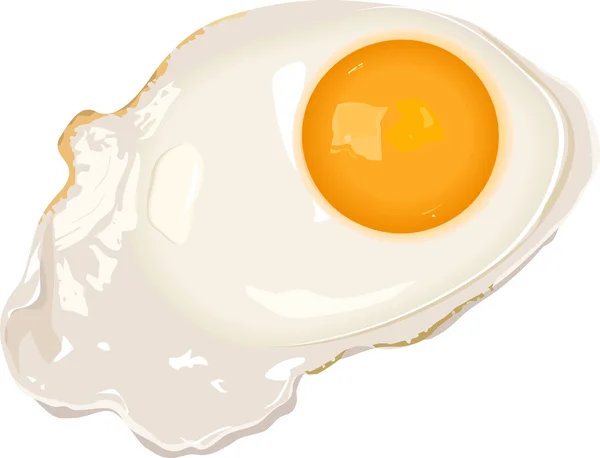 Sült tojás — Stock Vector