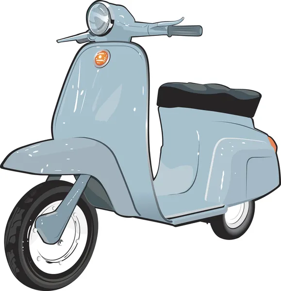 stock vector Moped Scooter