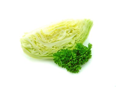 Cabbage with parsley clipart