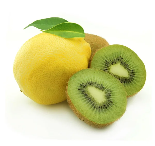 Kiwi and lemon — Stock Photo, Image