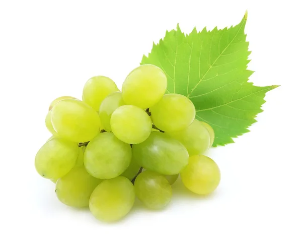 Grapes with leaves — Stock Photo, Image