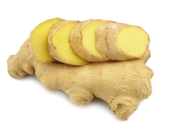 Cut ginger — Stock Photo, Image
