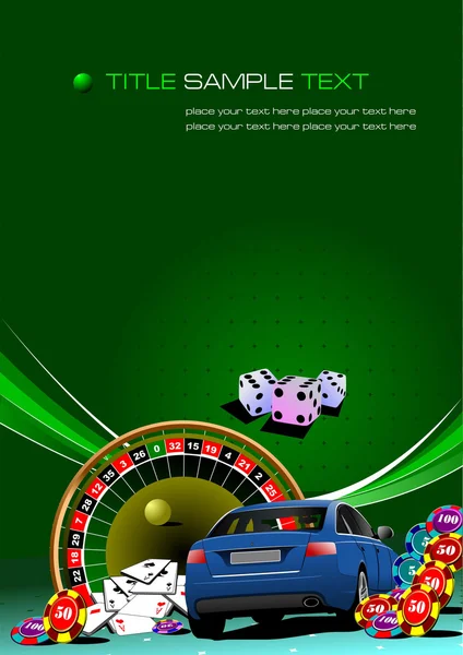 Éléments de casino — Image vectorielle