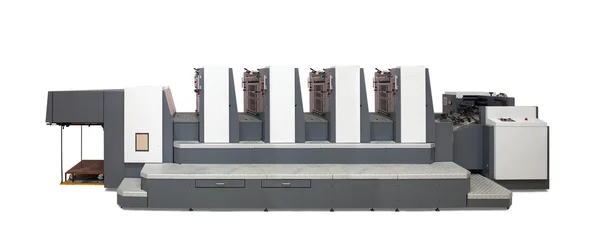 Máquina offset de quatro seções — Fotografia de Stock