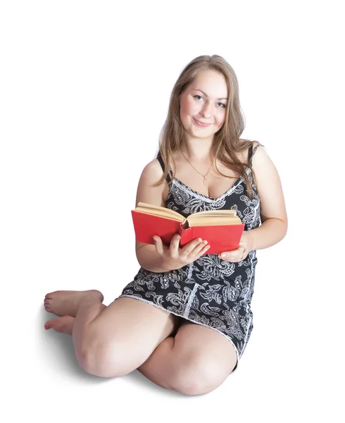 Menina de leitura — Fotografia de Stock
