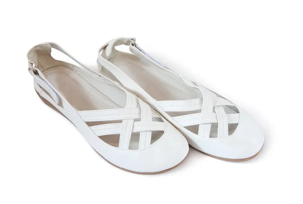 White female shoes — Stock Photo, Image
