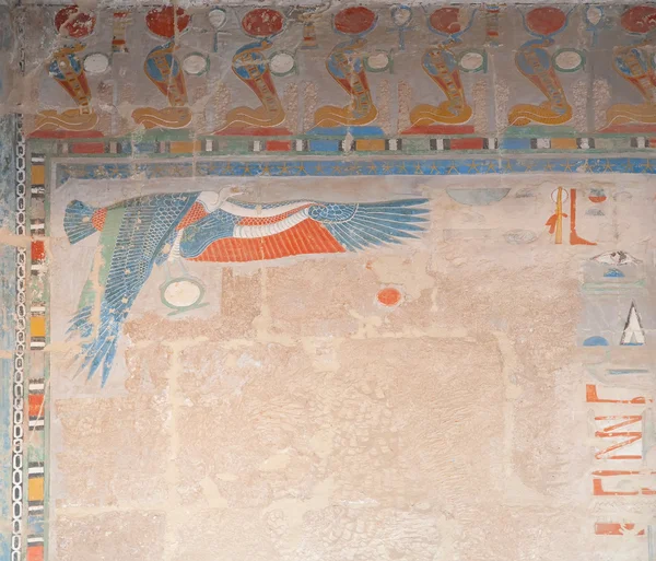 Arredamento al Tempio di Hatshepsut — Foto Stock