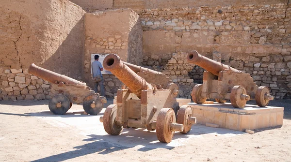 アル ・ クセイルで古い大砲 — ストック写真