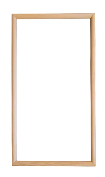 Thin wooden picture frame — Stock Photo, Image