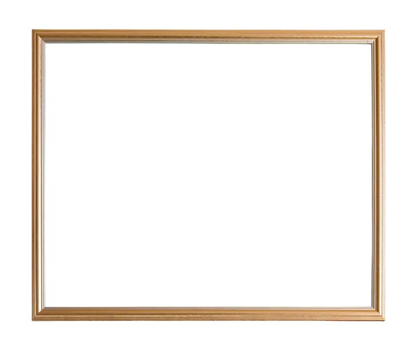 Modern thin gold picture frame - Stock Image - Everypixel