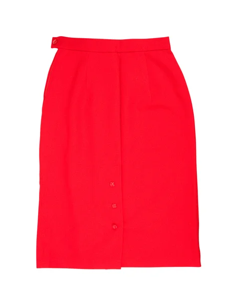Falda roja — Foto de Stock