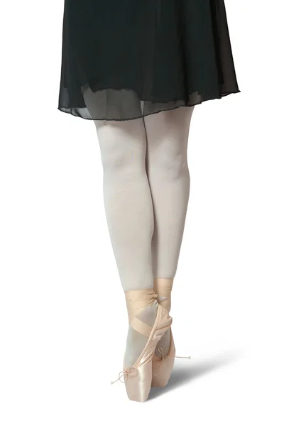 Ballerinas lábak közelről — Stock Fotó