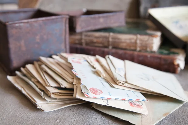 Few vintage letters — Stock Photo, Image