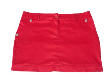 Red short skirt clipart