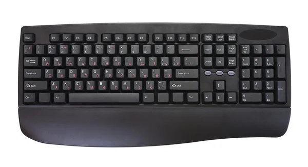 stock image Isolated black keyboard