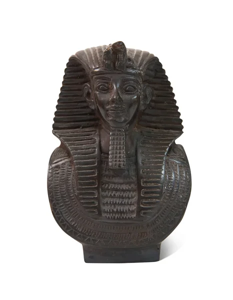 Каменная статуя фараона Тутанхамона — стоковое фото