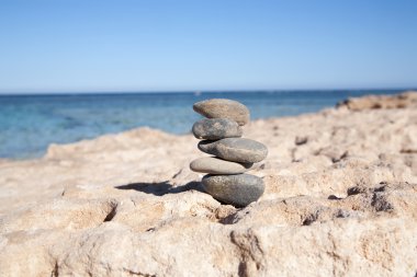 Balanced stones clipart