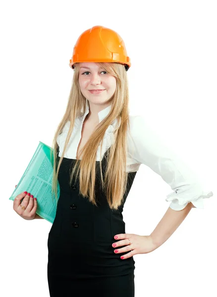 Female construction manager — Stock Photo, Image