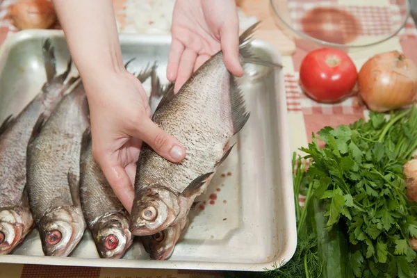 신선한 생선 요리 — 스톡 사진