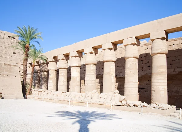 Tempel van Amon-ra in karnak — Stockfoto