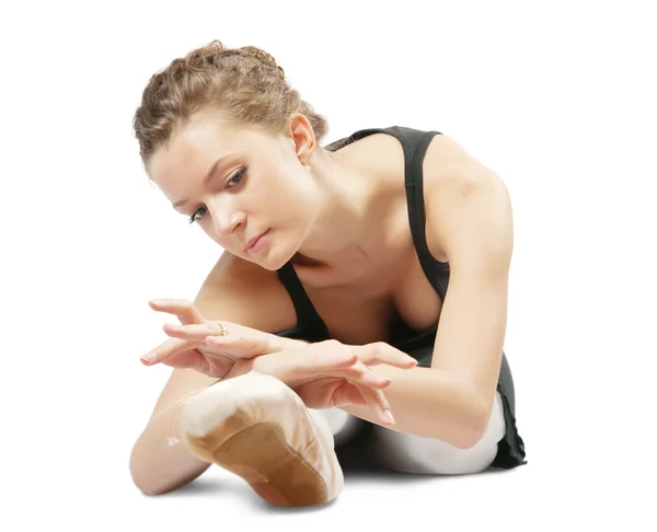 Exercício feminino dançarina — Fotografia de Stock