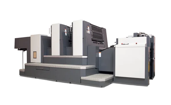 Dwutraktowy drukiem maszyny — Zdjęcie stockowe