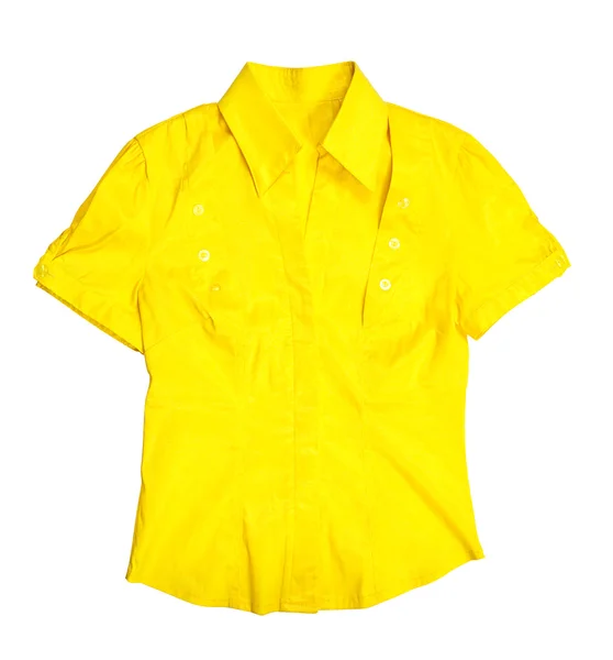Желтая блузка — стоковое фото