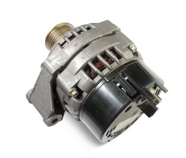 Automotive alternator clipart